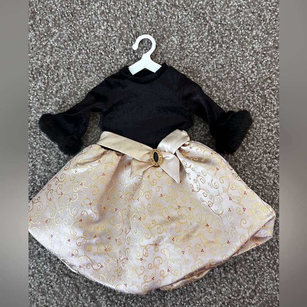 American Girl Midnight Holly Dress